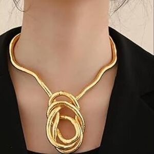 Elegant Gold Coil Bracelet Or Necklace!